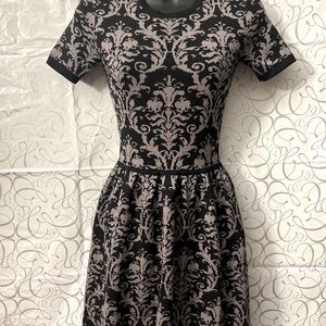 Sweater Dress Black & Gray